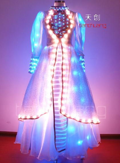 Remote Control LED Light Stage Show Costume