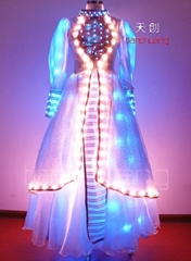 Remote Control LED Light Stage Show Costume