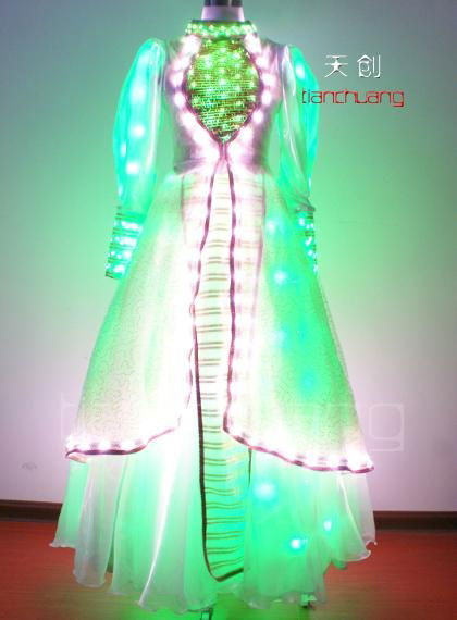 Remote Control LED Light Stage Show Costume 2