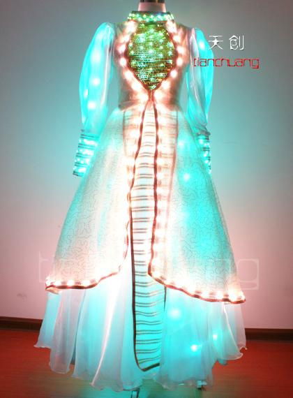 Remote Control LED Light Stage Show Costume 4