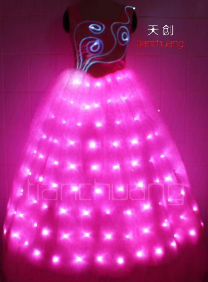 Remote Control LED Party Dance Dress 4