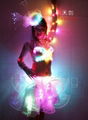 Programmable LED Belly dance costume 5