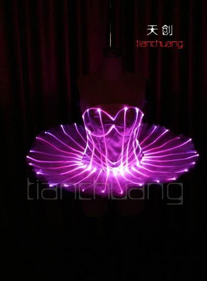 Programmable LED Light Ballet Dancewear 2