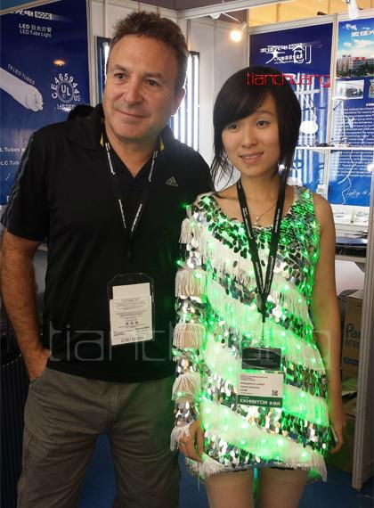 Programmable LED Light Latin Dance Dress 5