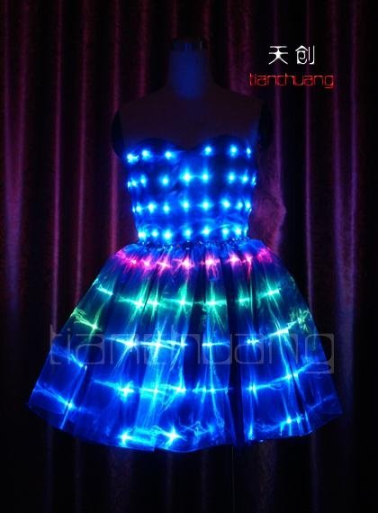 Programmable LED Dance Costumes Ballet Tutu 2