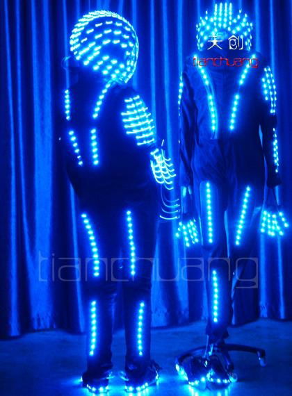 Wireless DMX512 LED Robot Outfit Suit 2