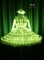 TC-0140 LED泡泡裙， LED公主裙，LED发光舞蹈服装 7