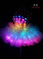 Remote Control Ballet Skirts, Programmable Saloon Girl Costume