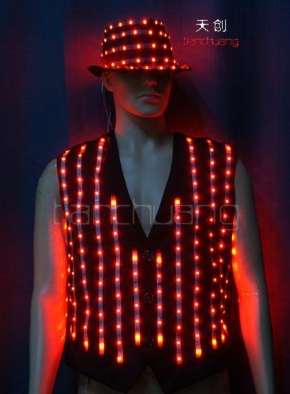 Programmable Stage Show Costume, Pixel LED Costume 2