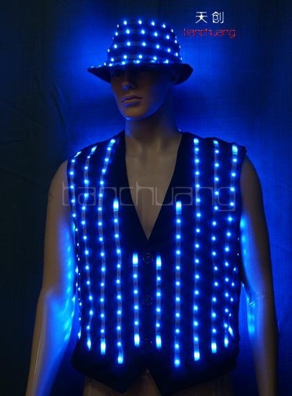 Programmable Stage Show Costume, Pixel LED Costume 3