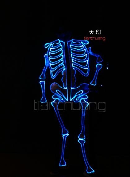 Remote Control LED Light Stage Costume, Stage Show Costumes 2