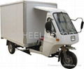 cargo tricycle with close cargo box