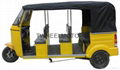 4-6Passengers Bajaj Tricycle with rear engine  3Rows Tuktuk 1