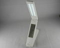  Foldable LED book Lamp with calendar clock