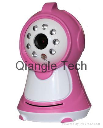 3.5"LCD wireless night vision baby monitor CCTV camera