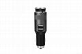 3 in 1 car charger ear phone safety hammer