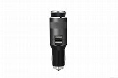 3 in 1 car charger ear phone safety hammer