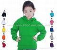 Kids cotton hoodie 400G cotton hoodie with fleece