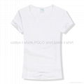 Modal blank short sleeve t shirts solid color basic tees