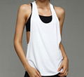 Yoga Exercise Workout Low Collar Sleeveless Vest Running Tank Top Quick Dry 2