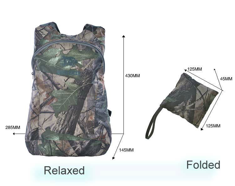 Camouflage Waterproof Portable Outdoor Soft Light Backpack Leisure Travel Bag 4