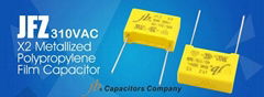 X2 metallized polypropylene film capacitors