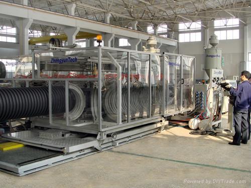    PE  plastic pipe production machinery