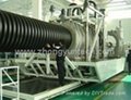  PE double wall corrugated  pipe machine