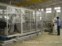 Plastic corrugated pipe extrusion lines