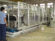 HDPE DOUBLE гофрированной LINE производства труб