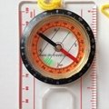 Ningbo factory crystal map compass measure scale compass  3