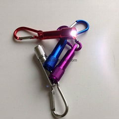 flashlight carabiner keychain