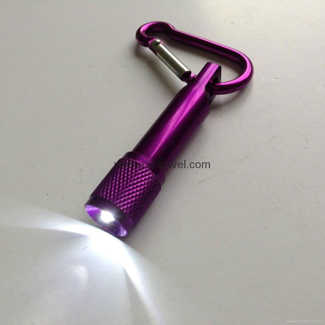 flashlight carabiner keychain 4