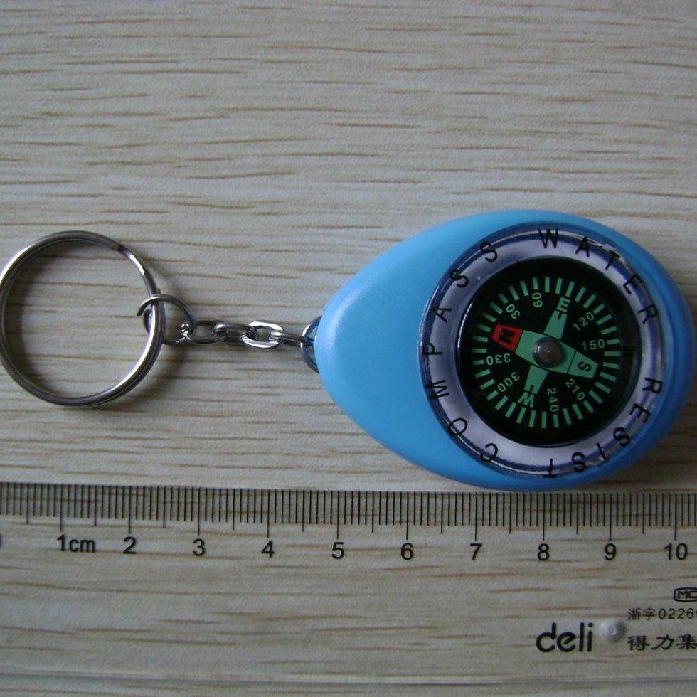 children compass keychain oval compass 2
