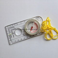 Map Scale Compass Liquid Filled Compass outdoor tool