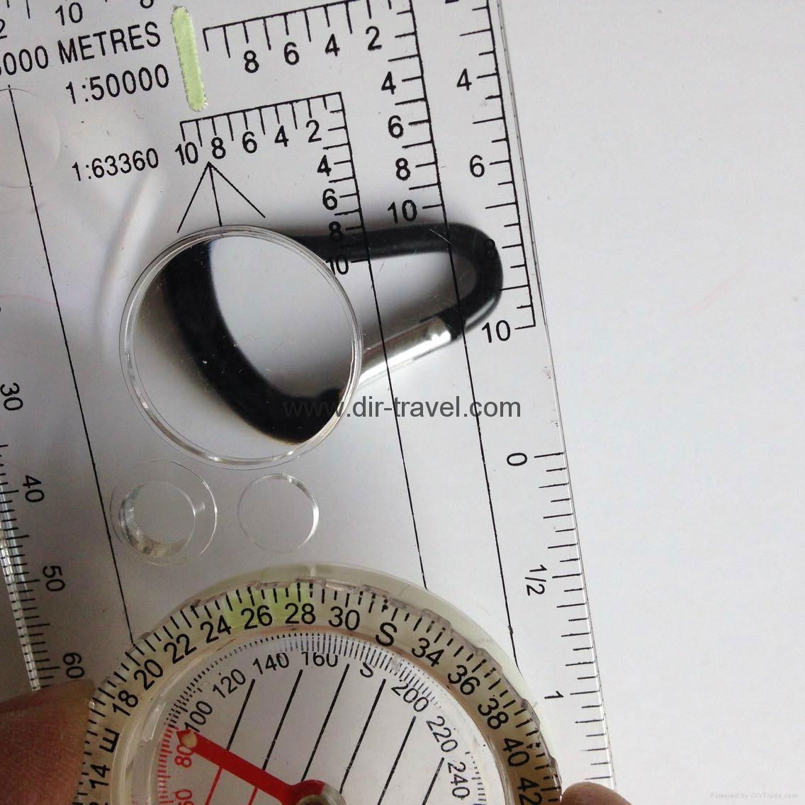 Map Scale Compass Liquid Filled Compass outdoor tool 3