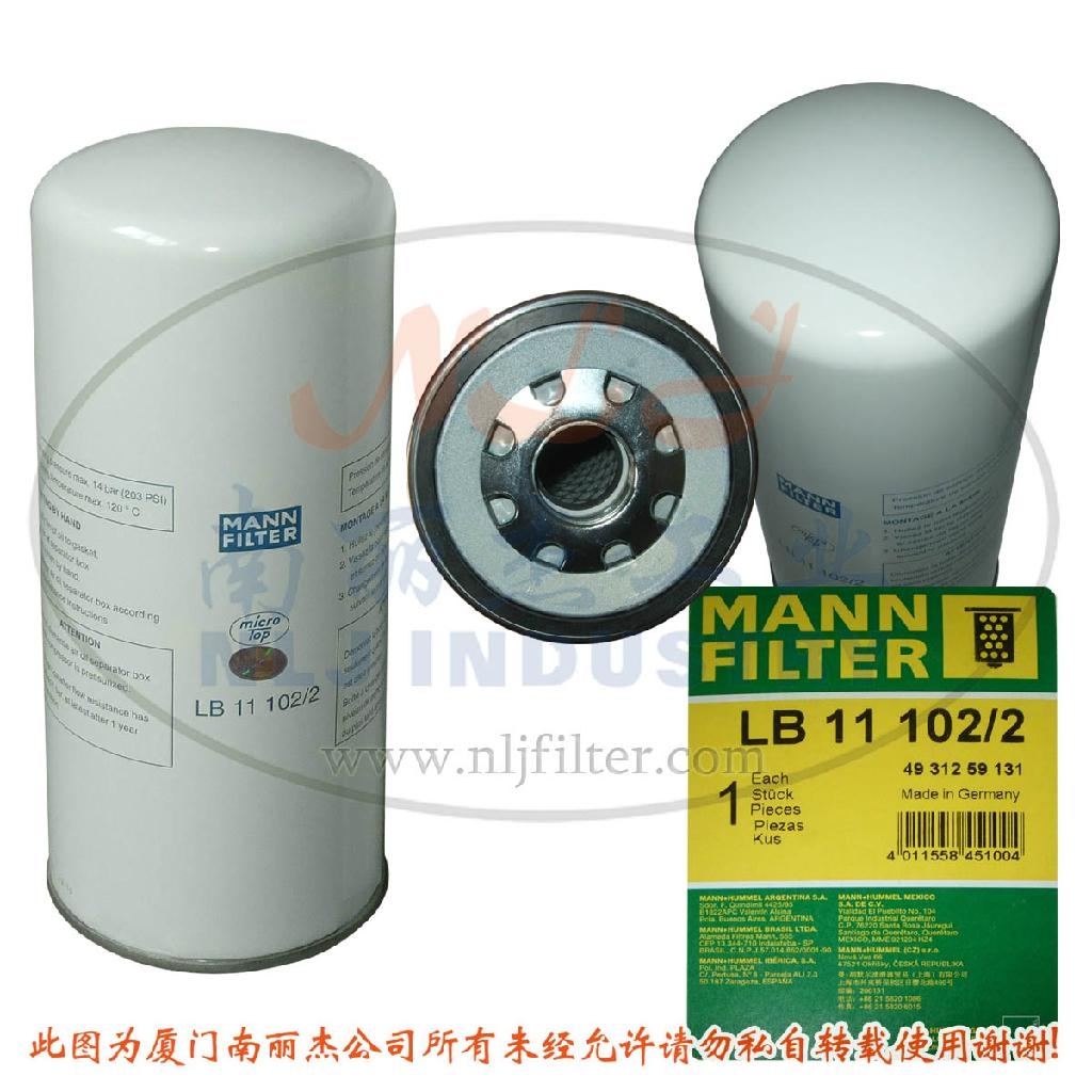 MANN+HUMMEL LB11102/2 Oil/Air Separator Element MANN+HUMMEL (China