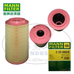 MANN-FILTER    C25860/6   Air Filter Element