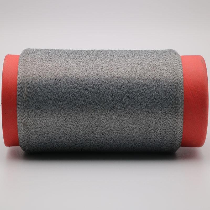 Carbon conductive fiber nylon filament 20D twist with 50D FDY PL ESD yarnXT11531 3