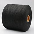 Carbon Conductive fiber 20D wrap Ne16/1 PL fiber spun yarn-XTAA196 2