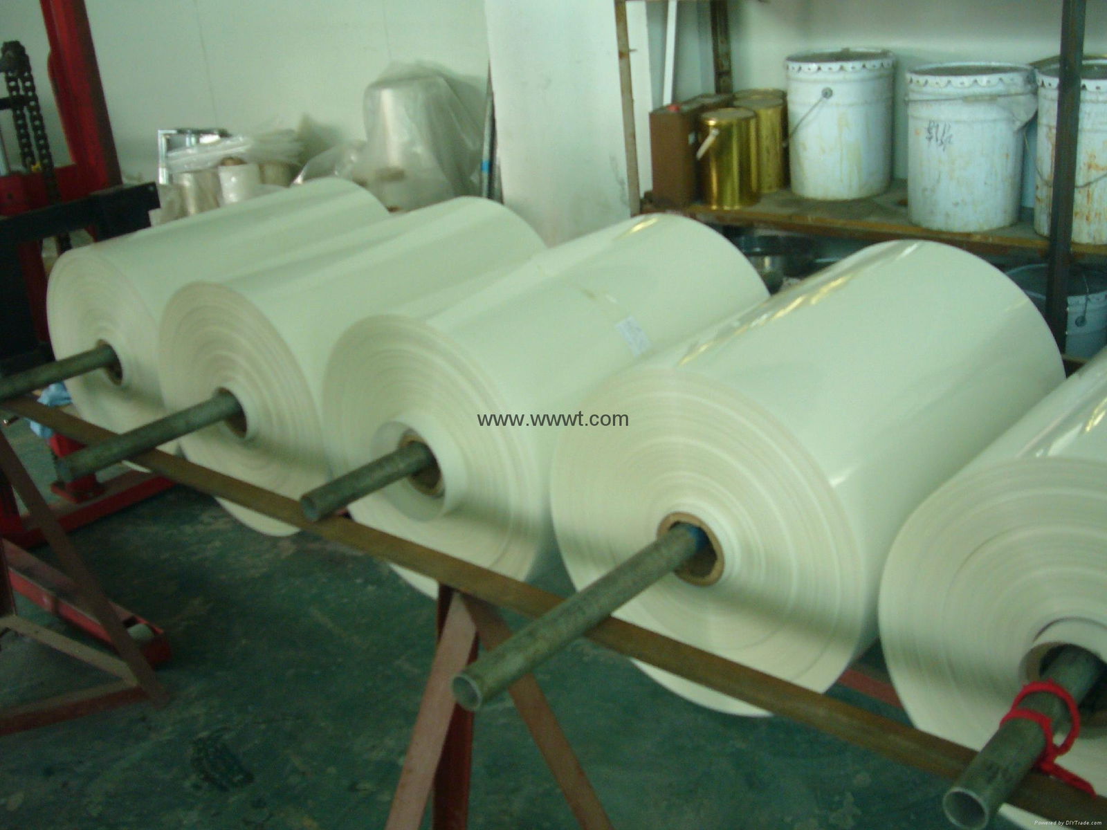 hot peeling matte 75microns*44*60cm PET transfer film for offset printing 3