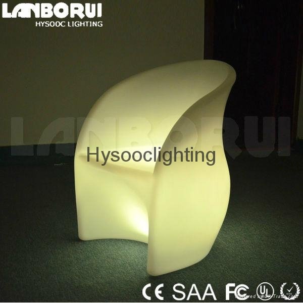 LED light chair Multi color changing LED chair