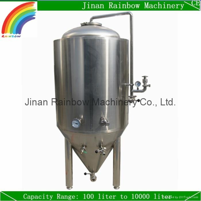 100 liter stainless steel conical fermentor tank 3