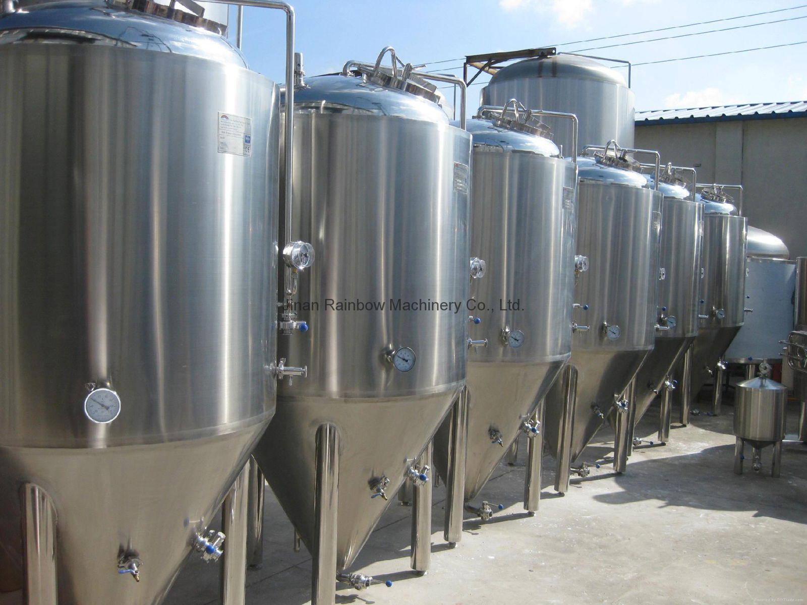 Stainless steel 304  500L beer fermenter, fermentation tank 2