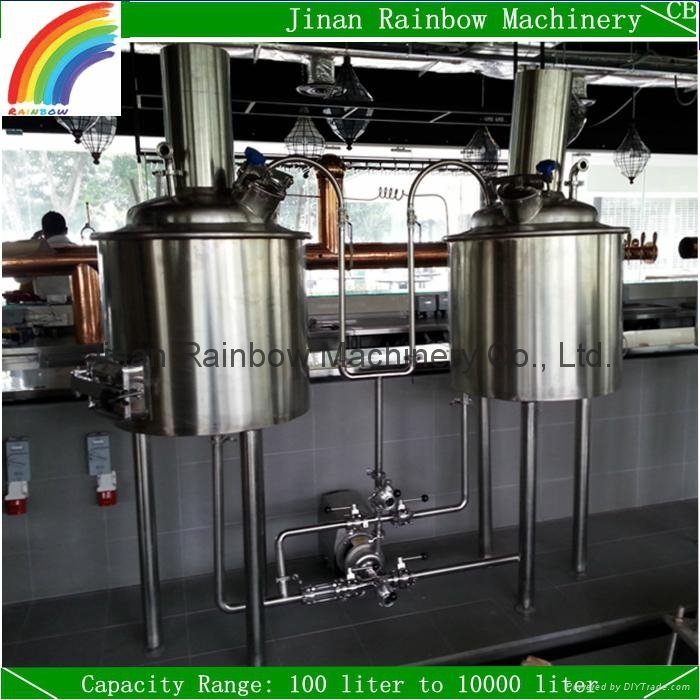 100 liter per batch restaurant micro brewery plant 5