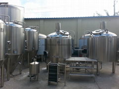 1200L complete beer brewing system, beer brewery plant manufacturer