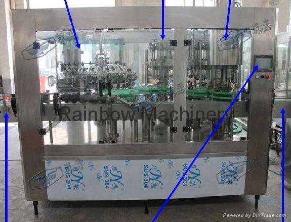 3 in 1 beer bottling machine 2