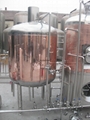 Copper 300L brewhouse equipment, mash tun brew kettle