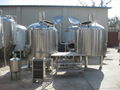 Steam heating mash tun, brew kettle