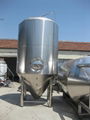 8000L Glycol jackets beer fermentation tanks, conical beer fermenter 1